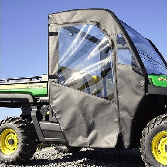 Falcon Ridge Soft Full Doors w/ Zippered Windows - John Deere Gator XUV 550, XUV 560, XUV 590 - alt image 1