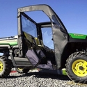 Falcon Ridge Soft Full Doors w/ Zippered Windows - John Deere Gator XUV 550, XUV 560, XUV 590
