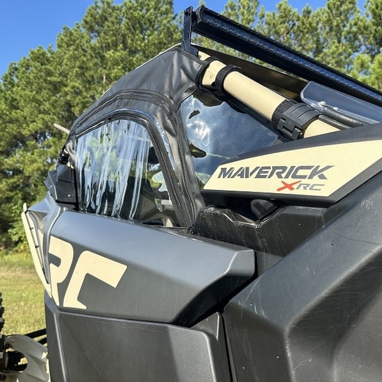 Falcon Ridge Soft Upper Doors w/ Zippered Windows - Can Am Maverick X3 - alt image 4
