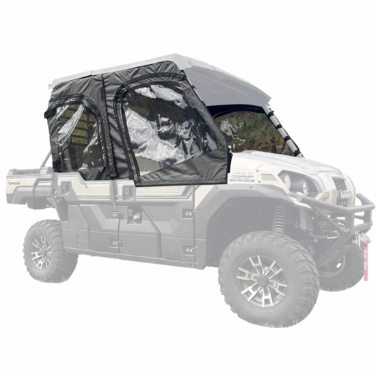 Falcon Ridge Soft Upper Doors w/ Zippered Windows - Kawasaki Mule Pro FXT, DXT