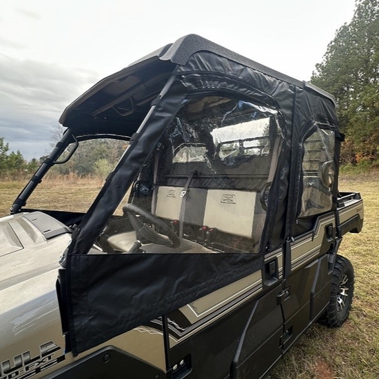 Falcon Ridge Soft Upper Doors w/ Zippered Windows - Kawasaki Mule Pro FXT, DXT - alt image 2