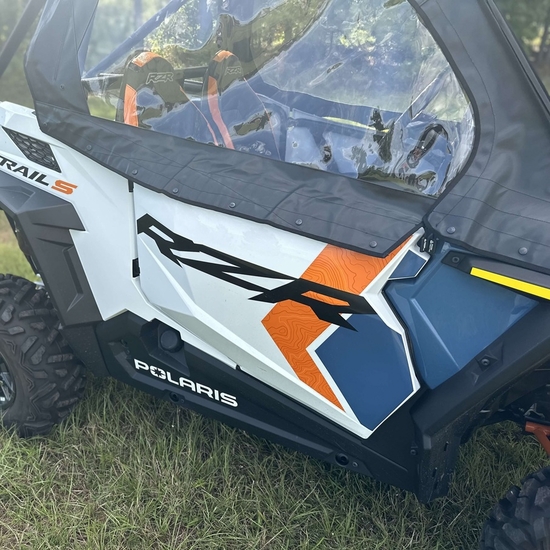 Falcon Ridge Soft Upper Doors w/ Zippers - Polaris RZR Trail S 900, S 1000 - alt image 3