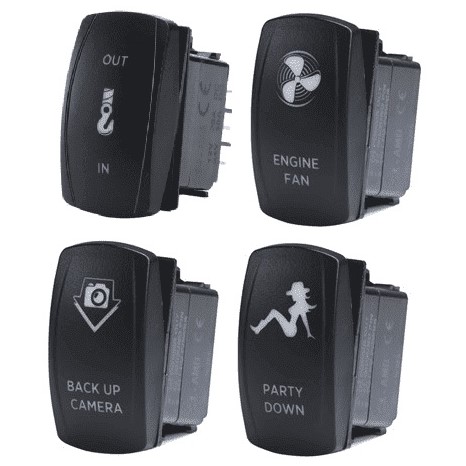 FLIP Custom Rocker Dash Switches | Side by Side Stuff
