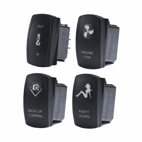 FLIP Custom Rocker Dash Switches | Side by Side Stuff