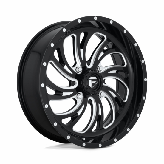 Fuel D641 Kompressor Gloss Black Milled Wheel - 4/156