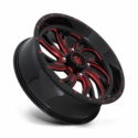 Fuel D642 Kompressor Gloss Black Red Tinted Wheel - 4/137