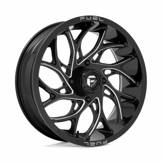 Fuel D741 Runner Gloss Black Milled Wheel - 4/156