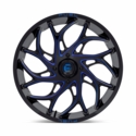 Fuel D778 Runner Gloss Black Milled Candy Blue Wheel - 4/137