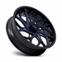 Fuel D778 Runner Gloss Black Milled Candy Blue Wheel - 4/156