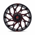 Fuel D778 Runner Gloss Black Milled Candy Red Wheel - 4/137