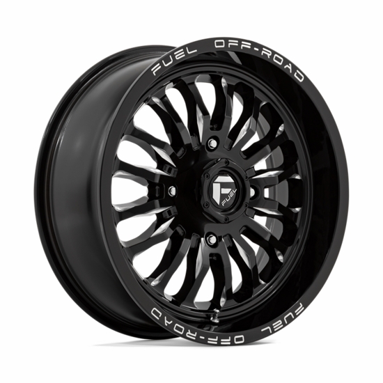 Fuel D821 Arc Gloss Black Milled Wheel - 4/156
