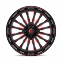 Fuel D822 Arc Gloss Black Milled Red Wheel - 4/137