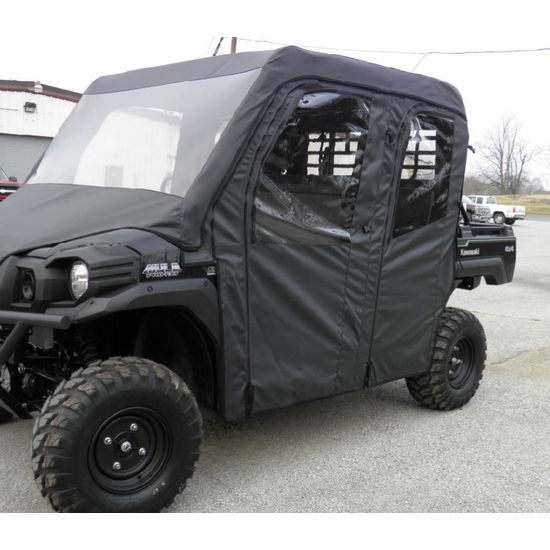 3 Star Full Soft Cab Enclosure with Full Doors - 2015-23 Kawasaki Mule Pro FXT/DXT - alt image 3