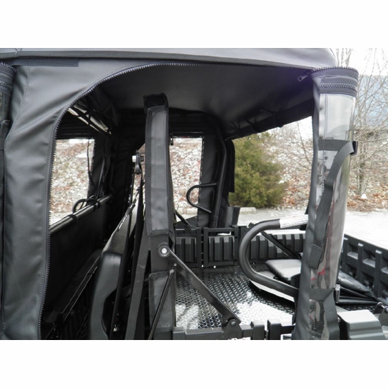 3 Star Full Soft Cab Enclosure with Full Doors - 2015-23 Kawasaki Mule Pro FXT/DXT - alt image 4