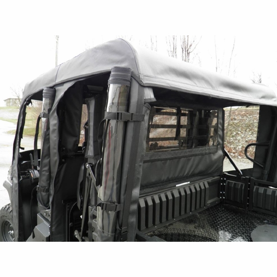 3 Star Full Soft Cab Enclosure with Full Doors - 2015-23 Kawasaki Mule Pro FXT/DXT - alt image 5