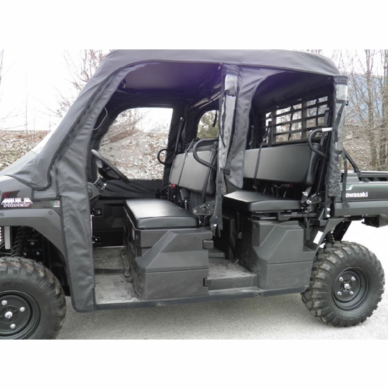 3 Star Full Soft Cab Enclosure with Full Doors - 2015-23 Kawasaki Mule Pro FXT/DXT - alt image 7