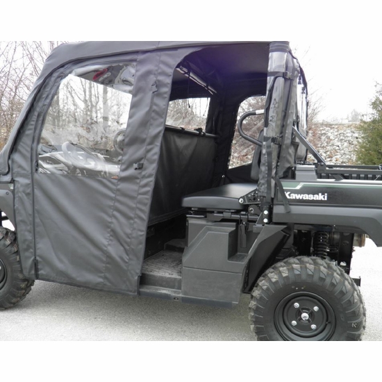 3 Star Full Soft Cab Enclosure with Full Doors - 2015-23 Kawasaki Mule Pro FXT/DXT - alt image 8