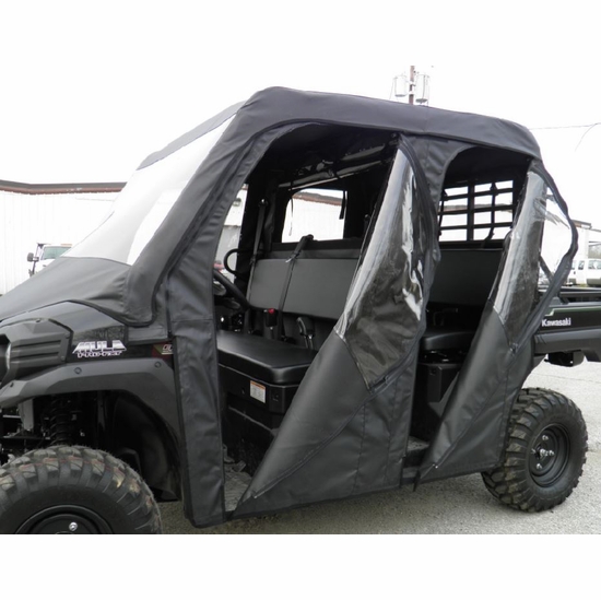 3 Star Full Soft Cab Enclosure with Full Doors - 2015-23 Kawasaki Mule Pro FXT/DXT - alt image 9