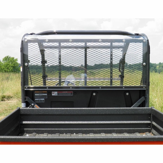 3 Star Hard Rear Windshield - 2014-22 Kubota RTV X900, X1120 - alt image 4