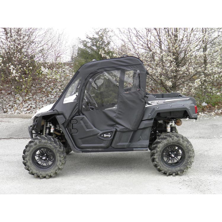 Yamaha Wolverine Black 3 Star Full Door Set | Side By Side Stuff