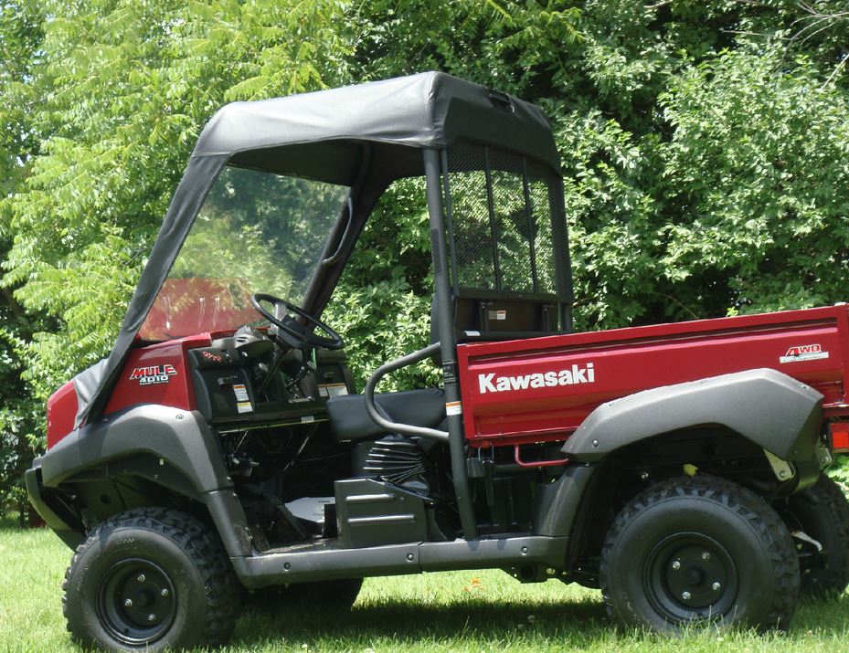 Kawasaki Mule 4010 Windshield and Top Side By Side Stuff