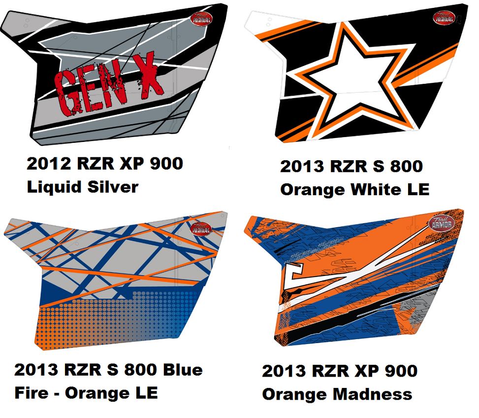 Trail Armor GenX Polaris RZR 570 Doors Side by Side Stuff