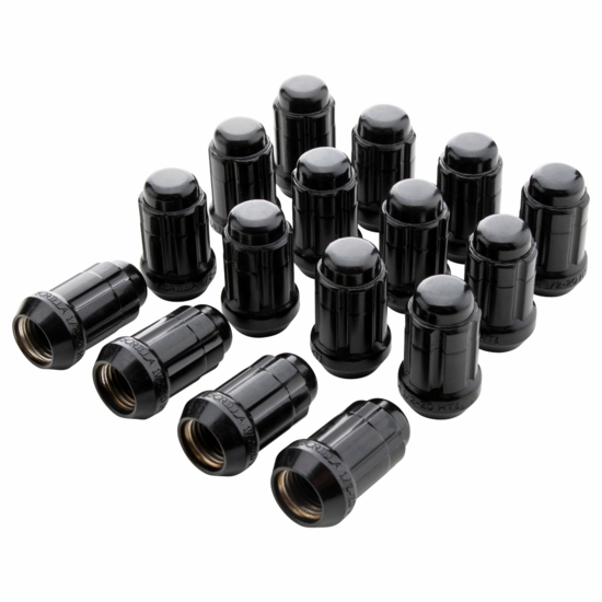 Gorilla Automotive 1/2 Inch x 20 Splined Lug Nuts w/ Key, Box of 16
