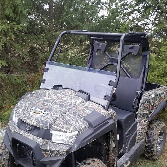 ShockPros Half Front Windshield - Kymco UXV 450 - alt image 0