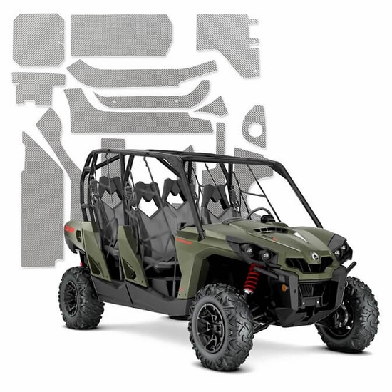 Heat Shield Kit by Design Engineering - 2016-21 Can Am Commander Max
