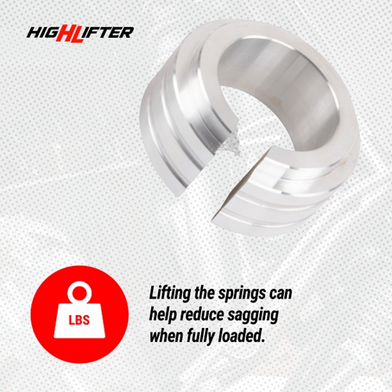High Lifter 2 Inch Spring Lift Kit - 2021-25 CF Moto UForce 600, Segway Fugleman UT10 - alt image 3
