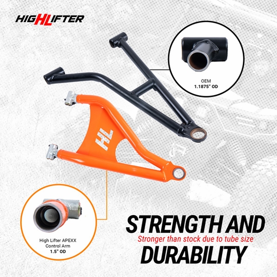 High Lifter APEXX Rear Raked Control Arms - Can Am Defender HD11 - alt image 8