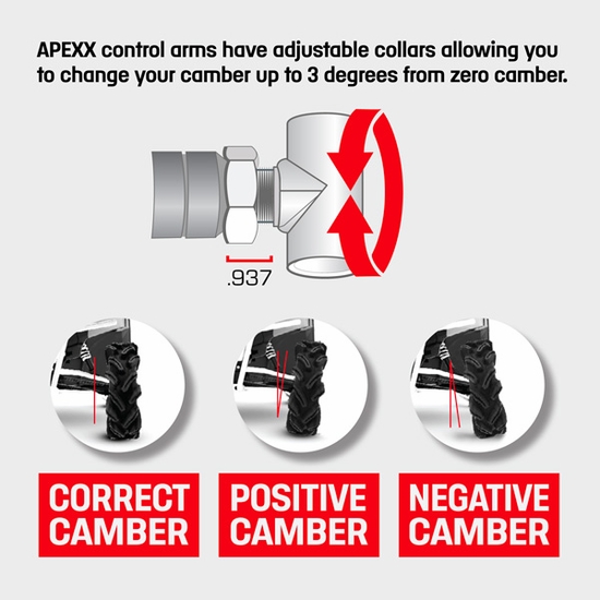 High Lifter APEXX Rear Raked Control Arms - Can Am Defender HD11 - alt image 9