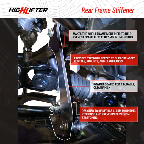 High Lifter Frame Stiffener Gusset Kit - 2024-25 Can Am Outlander 850, 1000 - alt image 6