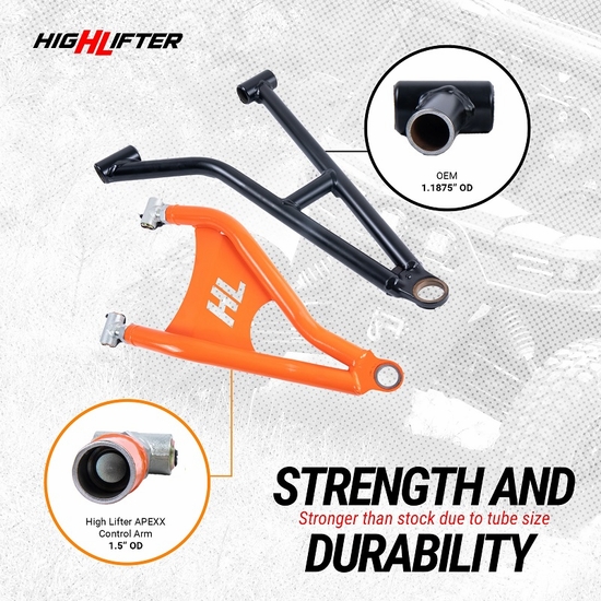 High Lifter Front Forward Control Arms - Kawasaki Ridge - alt image 8