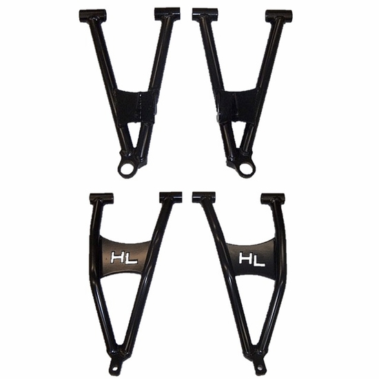 High Lifter Front Forward Upper and Lower Control Arms - Kawasaki Mule Pro-FX, DX, FXR