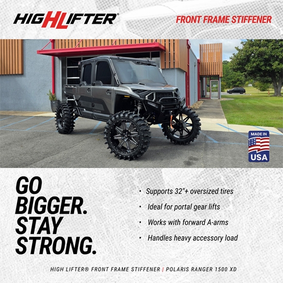 High Lifter Front Frame Stiffener - Polaris Ranger XD 1500 - alt image 7