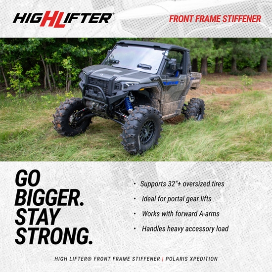High Lifter Front Frame Stiffener - Polaris Xpedition - alt image 1