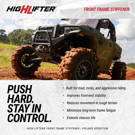 High Lifter Front Frame Stiffener - Polaris Xpedition - alt image 2
