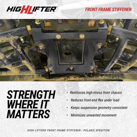 High Lifter Front Frame Stiffener - Polaris Xpedition - alt image 3