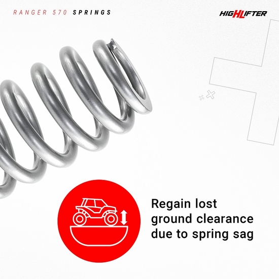High Lifter FRONT Lift Springs - Polaris Ranger XD 1500 - alt image 3