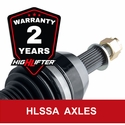 High Lifter Front Stock Series Axle - Can Am Defender HD11 XT