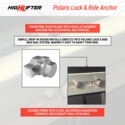 High Lifter Lock & Ride Max Rail System Anchors (Set of 2) - Polaris
