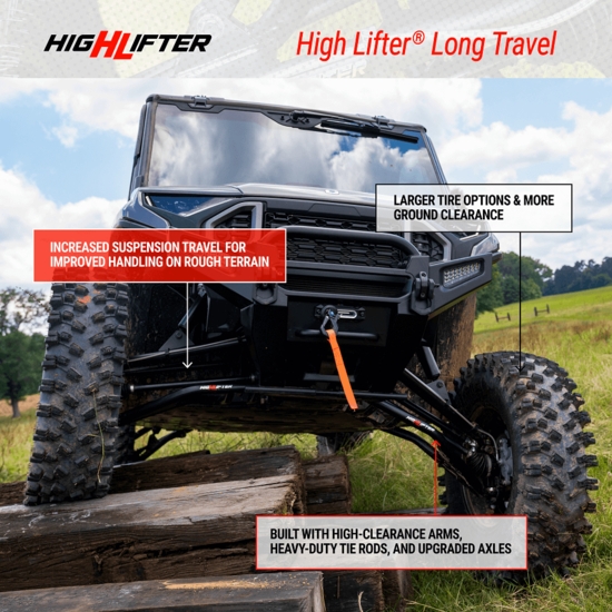 High Lifter Long Travel Kit - Polaris Ranger XD 1500 - alt image 10