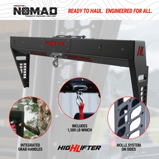 High Lifter N.O.M.A.D.&trade; Headache Rack - Polaris Ranger XD 1500 - alt image 12