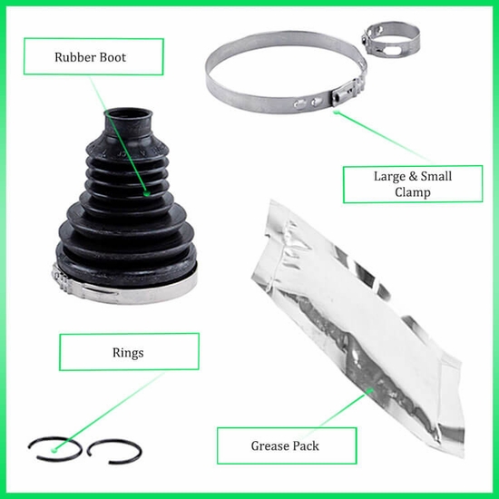 High Lifter Outlaw DHT X, XL Boot Repair Kit - Can Am, Polaris - alt image 2