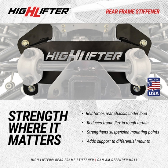 High Lifter Rear Frame Stiffener - Can Am Defender HD11 - alt image 9