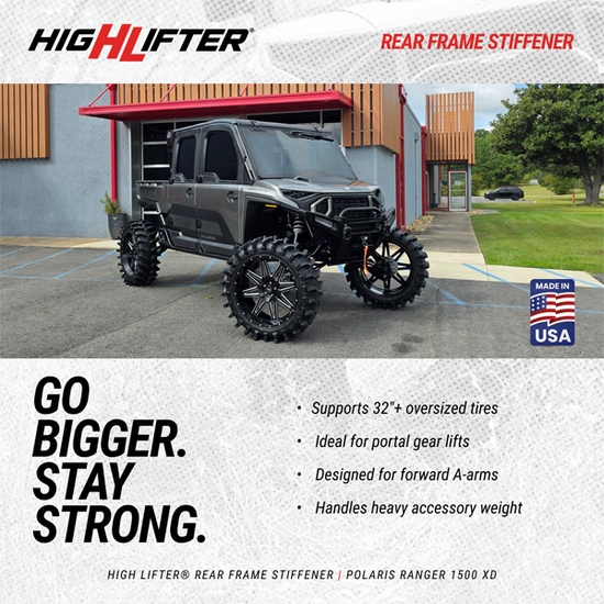 High Lifter Rear Frame Stiffener - Polaris Ranger XD 1500 - alt image 8