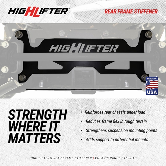 High Lifter Rear Frame Stiffener - Polaris Ranger XD 1500 - alt image 10