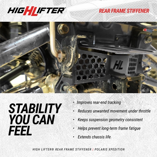 High Lifter Rear Frame Stiffener - Polaris Xpedition - alt image 2