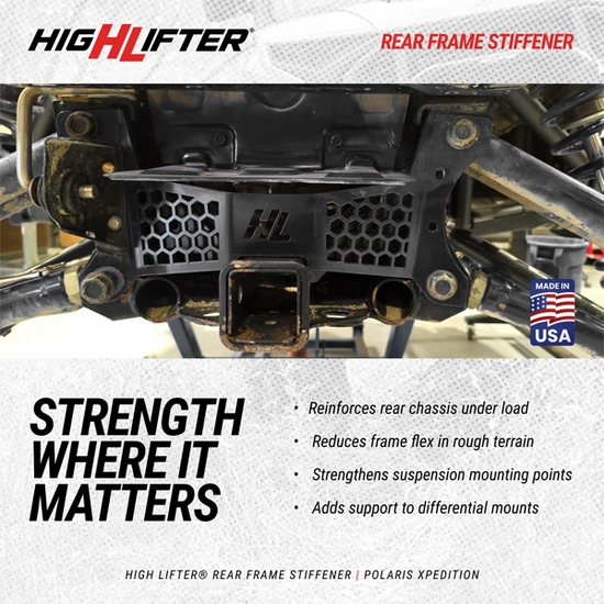 High Lifter Rear Frame Stiffener - Polaris Xpedition - alt image 3